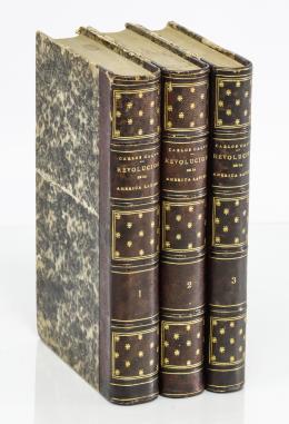 187   -  Calvo, Carlos: Anales históricos de la Revolución de la América Latina acompañados de los documentos en su apoyo
