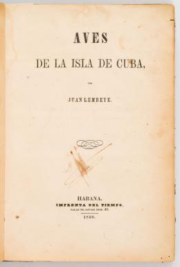 11   -  <span class="object_title">Lembeye, Aves de Cuba, 1850<br/></span>. 