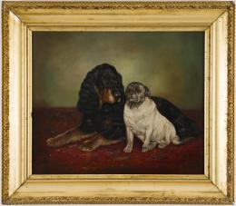 61   -  <p><span class="description">[Gordon setter y pug]. Anónimo </span></p>