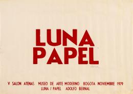 71   -  <p><span class="description">Adolfo Bernal . Luna/Papel, 1979</span></p>