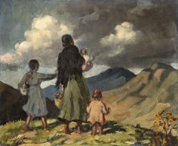 6   -  <p><span class="description">Gabriel Largacha Manrique, [Mujer con niños]. 1941 </span></p>