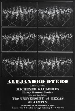 73   -  <p><span class="description">Afiche A retrospective Alejandro Otero, 1975</span></p>