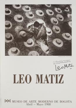 74   -  <p><span class="description">Afiche Leo Matiz, 1988</span></p>