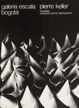 76   -  <p><span class="description">Afiche de exposición serigrafías Pierre Keller, 1975</span></p>