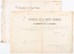 119   -  <p><span class="description">Diplomas Estanislao Vergara, 1855</span></p>