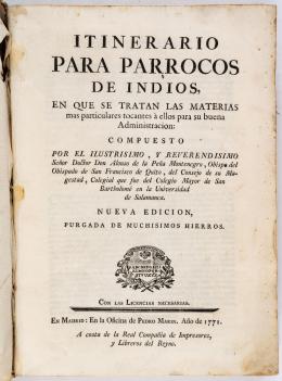 102   -  <p><span class="description">Párrocos de indios, Peña, 1771</span></p>