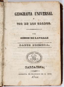 62   -  <p><span class="description">Geografía Universal Cartagena, 1844</span></p>