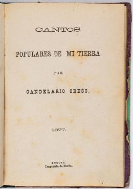 28   -  <p><span class="description">Cantos populares Obeso C. 1877</span></p>