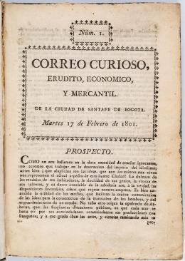 52   -  <p><span class="description">Correo curioso N° 1 al 46. 1801</span></p>