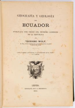 54   -  <p><span class="description">Geografía Ecuador. Wolf T., 1892</span></p>