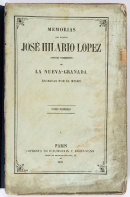 300   -  <p><span class="description">Memorias Gral. Hilario Lopez. 1857
 </span></p>