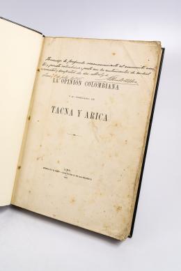 31   -  <span class="object_title">La opinión colombiana y el problema de Tacna y Arica</span>