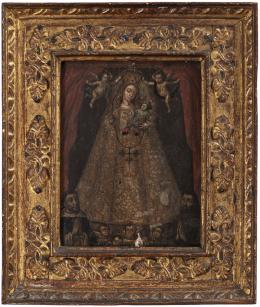 45   -  <p><span class="description">Virgen del Rosario, siglo XVIII</span></p>