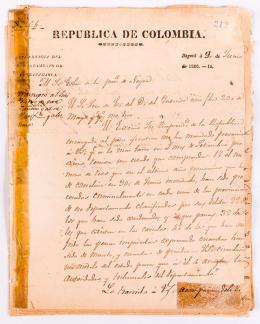 8   -  <p><span class="description">Documentos de la Intendencia del Departamento de Cundinamarca dirigidos a la gobernación de la provincia de Neiva.</span></p>