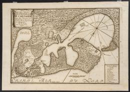 76   -  <span class="object_title">Plan des Villes, Forts, Port, Rade et Environs de Cartagene... 1705</span>