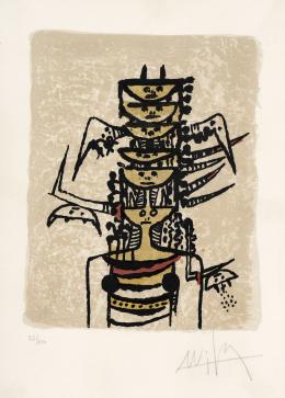 40   -  <p><span class="description">Wifredo Lam. Sin título Composition for Redfern Galleries, [1979]</span></p>