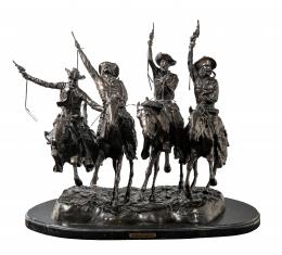 121   -  <p><span class="description">Vintage wild west cowboy. De Frederic Remington (firma monogramada en la base)
 </span></p>