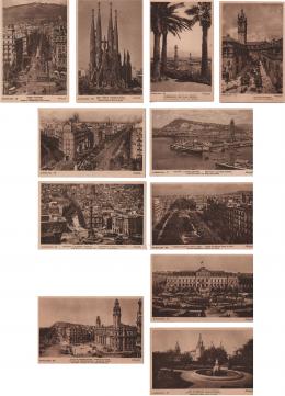 194   -  <p><span class="description">11 Postales variadas Barcelona Ca 1910s</span></p>