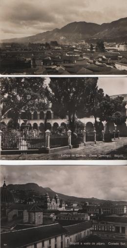 109   -  <p><span class="description">Panorama, Fac de Derecho, Ed Correos, Bogotá a vuelo de pájaro, Parque de Caldas (Bogotá) ca 1920s</span></p>