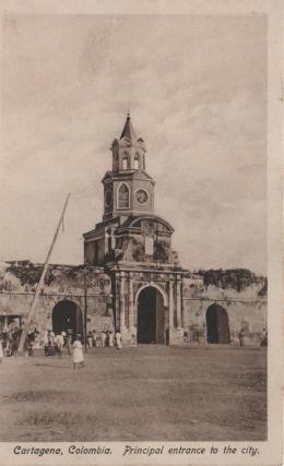 58   -  <p><span class="description">Entrada principal de la ciudad Cartagena ca 1910s</span></p>