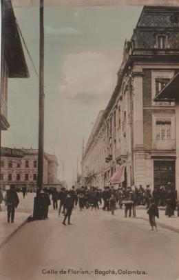 96   -  <p><span class="description">Calle de Florian Bogotá ca 1910s</span></p>