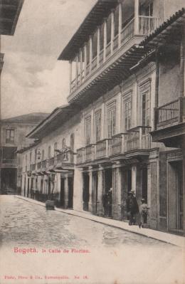 123   -  <p><span class="description">La calle de Florian Bogotá ca 1900s</span></p>