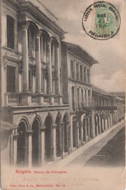 131   -  <p><span class="description">Banco de Colombia Bogotá ca 1900s
 </span></p>