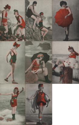 17   -  <span class="object_title">8 postales: Artistas  y modelos </span>