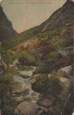 181   -  <p><span class="description">Boquerón de Monserrate Bogotá ca 1910s</span></p>