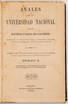 14   -  <p><span class="description">Anales de la U. Nacional, 1868-1873. </span></p>