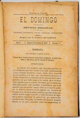 16   -  <p><span class="description">El Domingo, Bogotá, 1898. </span></p>