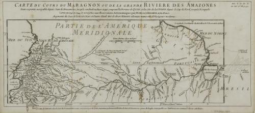 La Condamine, Charles-Marie de : Carte du cours du Maragnon