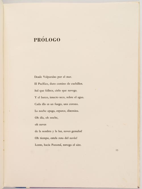 Neruda, Pablo : La Insepulta de Paita: ejegía dedicada a la