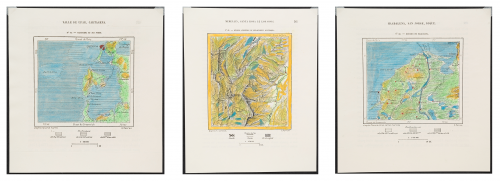 Tres mapas Colombia regionales