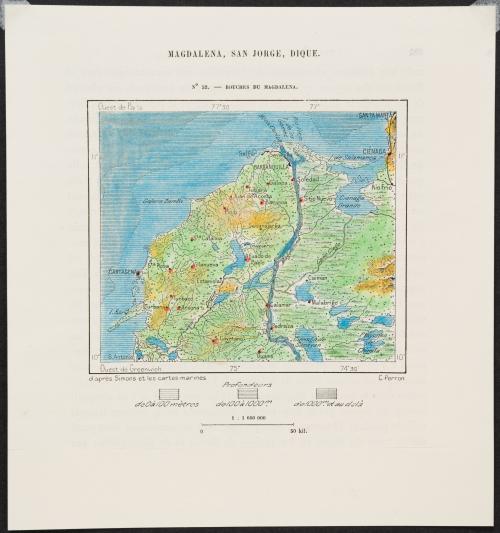 Tres mapas Colombia regionales