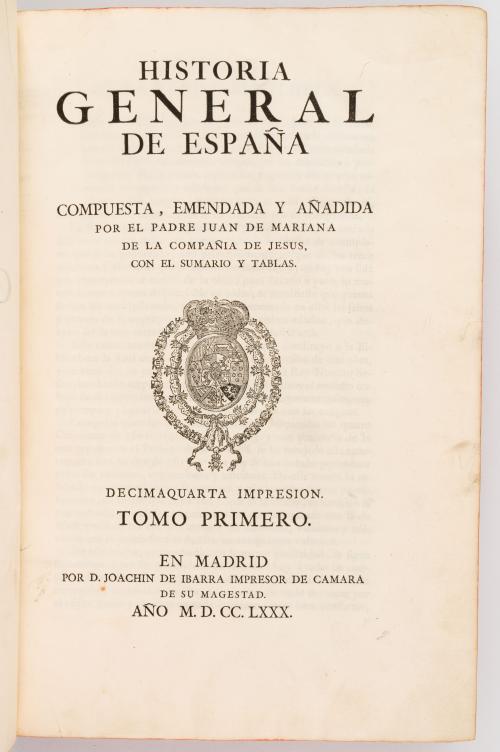 Mariana, Juan de : Historia general de España