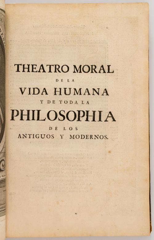 Veen, Otto van : Theatro moral de la vida humana, en cien 