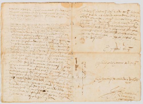 Carta de Gonzalo Jiménez de Quesada al Rey Carlos V