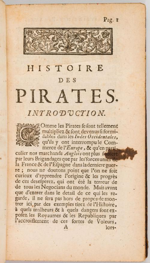 Oexmelin, Alexandre-Olivier : Histoire des Pirates Anglois