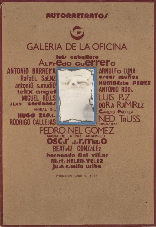 Afiche de la exposición Autorretratos