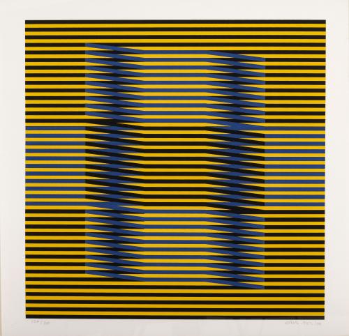 Carlos Cruz-Diez Venezuela, 1923 - Francia, 2019 : Inductio