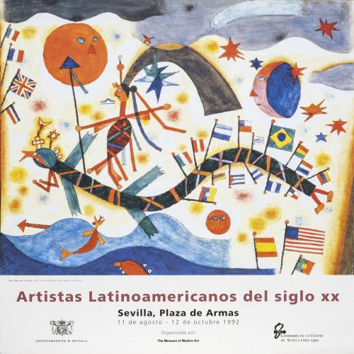 Afiches de exposición Artistas latinoamericanos del siglo X