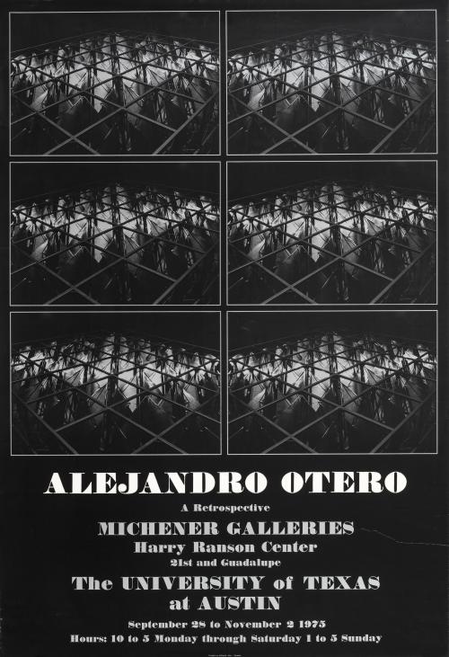 Afiche exposición A retrospective Alejandro Otero  : Michen