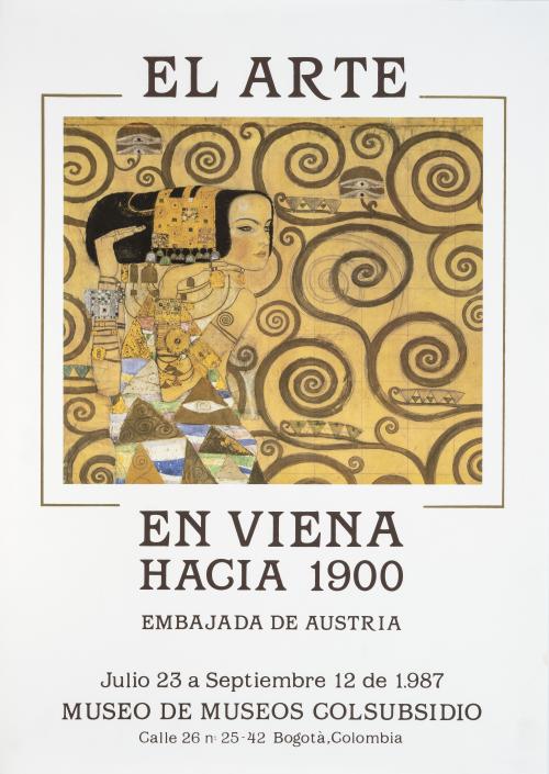 Afiche de exposición El arte en Viena hacia 1900 : Museo de