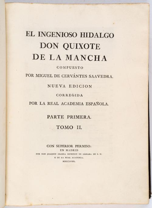 Cervantes Saavedra, Miguel de : El ingenioso Hidalgo don Qu