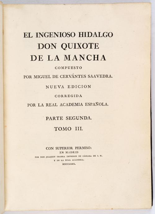 Cervantes Saavedra, Miguel de : El ingenioso Hidalgo don Qu