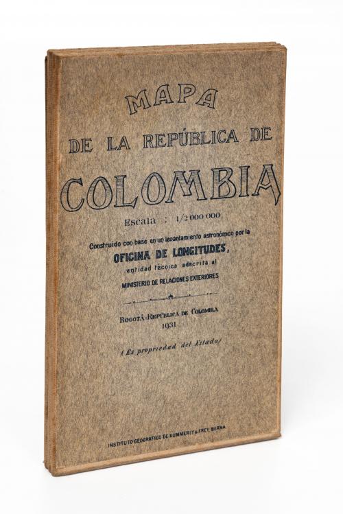 Oficina de Longitudes : Mapa de la República de Colombia