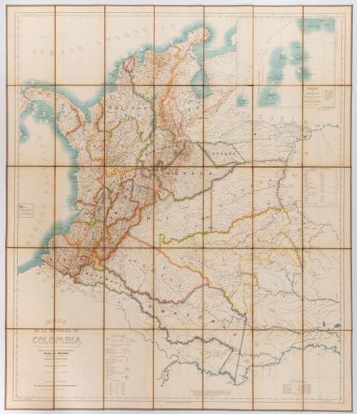 Oficina de Longitudes : Mapa de la República de Colombia