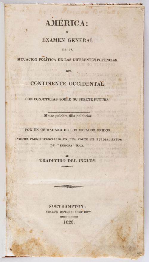 Davis, John W : América: o Examen General de la Situación P