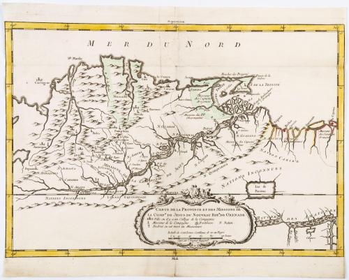 Cassini : Carte de la Province et des Missions de la Comp.